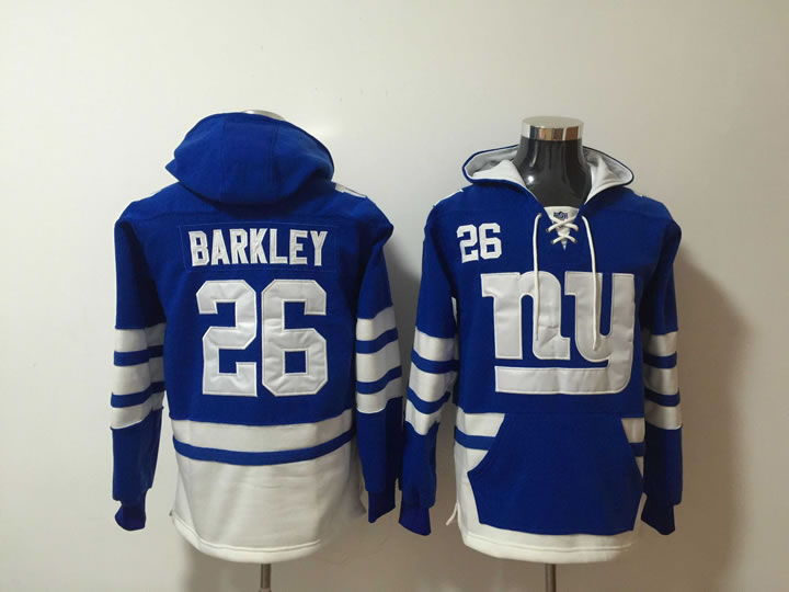 Giants 26 Saquon Barkley Royal All Stitched Hooded Sweatshirt,We sell and wholesale Giants 26 Saquon Barkley Royal All Stitched Hooded Sweatshirt on line form chian!